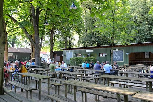 Augustiner Schützengarten, Biergarten